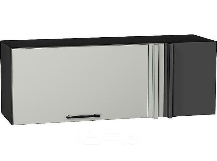 Шкаф верхний прямой угловой горизонтальный Лайт Special Grey/Graphite 358*1000*350