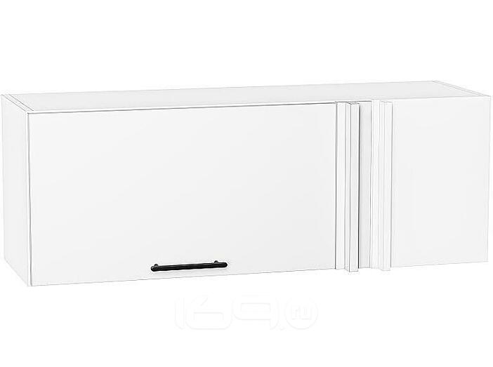 Шкаф верхний прямой угловой горизонтальный Лайт Special White/Белый 358*1000*350