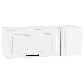 Шкаф верхний прямой угловой горизонтальный Нео White Silk/Белый 358*1000*350