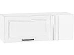 Шкаф верхний прямой угловой горизонтальный Нео White Silk/Белый 358*1000*350
