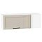 Шкаф верхний прямой угловой горизонтальный Сканди Cream Silkwood/Белый 358*1000*350