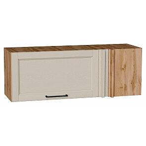 Шкаф верхний прямой угловой горизонтальный Сканди Cream Silkwood/Дуб Вотан 358*1000*350