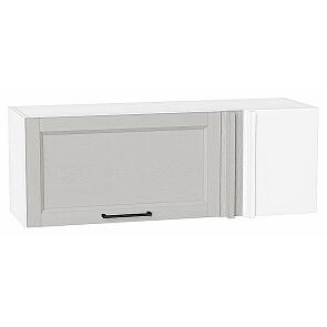 Шкаф верхний прямой угловой горизонтальный Сканди Grey Silkwood/Белый 358*1000*350