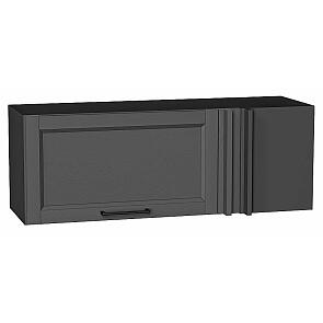 Шкаф верхний прямой угловой горизонтальный Сканди Stormy Silkwood/Graphite 358*1000*350