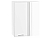 Шкаф верхний прямой угловой Квадро Белый/Белый 920*700*345