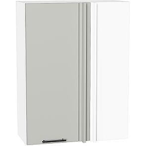 Шкаф верхний прямой угловой Лайт Special Grey/Белый 920*700*345