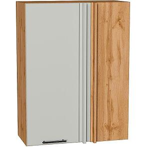 Шкаф верхний прямой угловой Лайт Special Grey/Дуб Вотан 920*700*345
