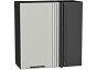 Шкаф верхний прямой угловой Лайт Special Grey/Graphite 716*690*345