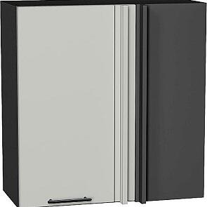 Шкаф верхний прямой угловой Лайт Special Grey/Graphite 716*690*345