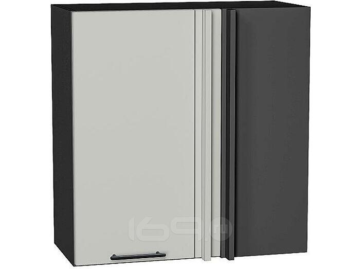 Шкаф верхний прямой угловой Лайт Special Grey/Graphite 716*700*345