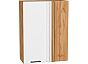 Шкаф верхний прямой угловой Лайт Special White/Дуб Вотан 920*700*345