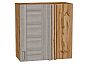 Шкаф верхний прямой угловой Лофт Cappuccino Veralinga Дуб Вотан 716*700*345