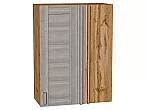 Шкаф верхний прямой угловой Лофт Cappuccino Veralinga Дуб Вотан 920*700*345
