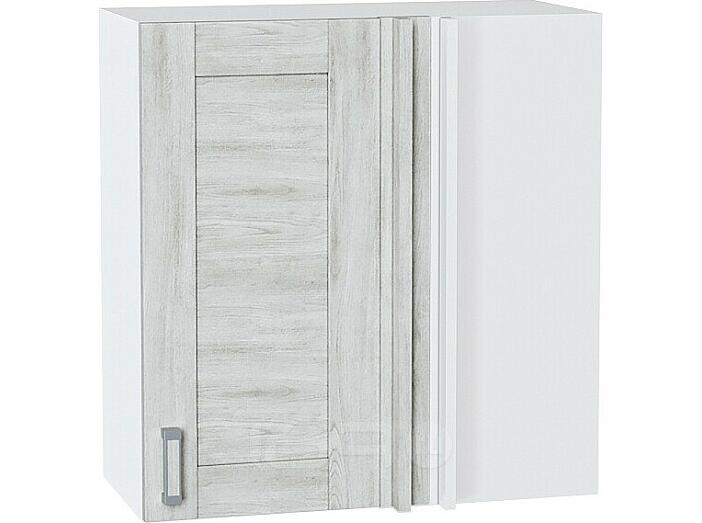 Шкаф верхний прямой угловой Лофт Nordic Oak/Белый 716*700*345