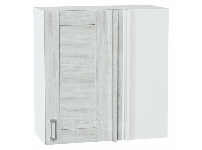 Шкаф верхний прямой угловой Лофт Nordic Oak/Белый 716*700*345
