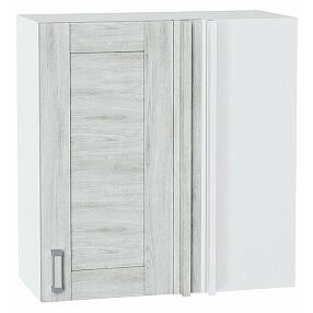 Шкаф верхний прямой угловой Лофт Nordic Oak/Белый 716*700*345