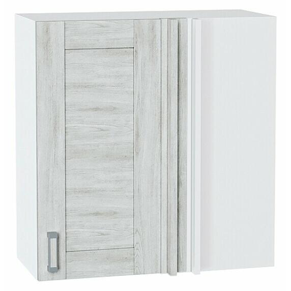 Шкаф верхний прямой угловой Лофт Nordic Oak/Белый 716*700*345