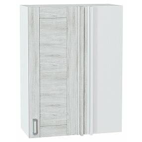 Шкаф верхний прямой угловой Лофт Nordic Oak/Белый 920*700*345