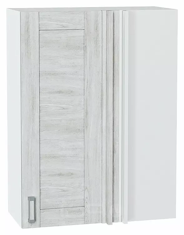 Шкаф верхний прямой угловой Лофт Nordic Oak/Белый 920*700*345