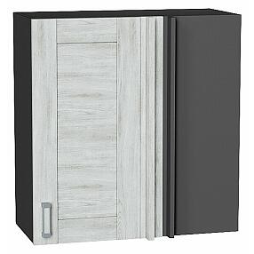 Шкаф верхний прямой угловой Лофт Nordic Oak/Graphite 716*690*345