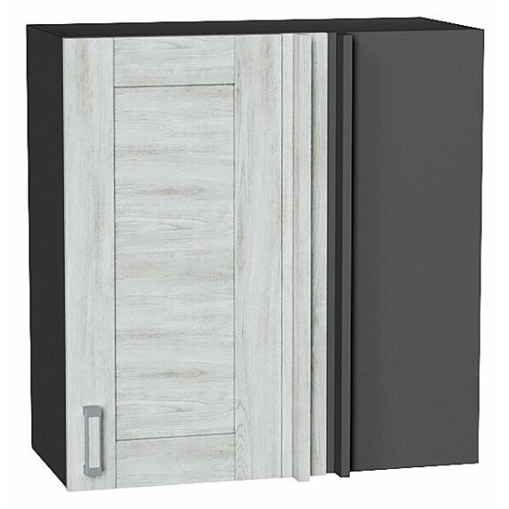 Шкаф верхний прямой угловой Лофт Nordic Oak/Graphite 716*690*345