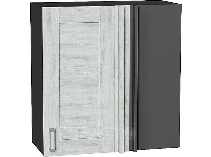 Шкаф верхний прямой угловой Лофт Nordic Oak/Graphite 716*700*345