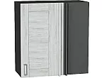 Шкаф верхний прямой угловой Лофт Nordic Oak/Graphite 716*700*345