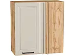 Шкаф верхний прямой угловой Нео Cream Silk/Дуб Вотан 716*700*345