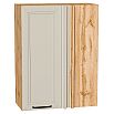 Шкаф верхний прямой угловой Нео Cream Silk/Дуб Вотан 920*700*345