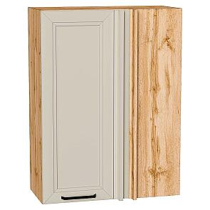 Шкаф верхний прямой угловой Нео Cream Silk/Дуб Вотан 920*700*345