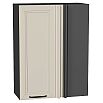 Шкаф верхний прямой угловой Нео Cream Silk/Graphite 920*700*345