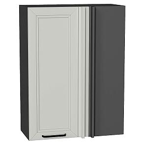 Шкаф верхний прямой угловой Нео Grey Silk/Graphite 920*700*345