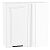 Шкаф верхний прямой угловой Нео White Silk/Белый 716*700*345