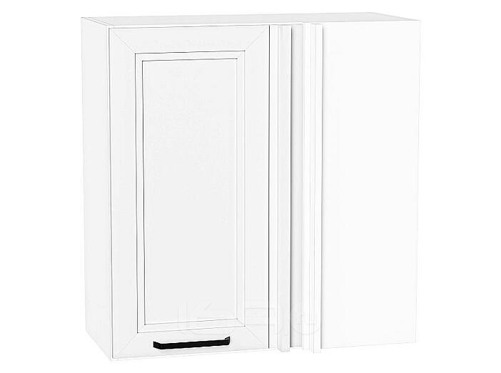 Шкаф верхний прямой угловой Нео White Silk/Белый 716*700*345