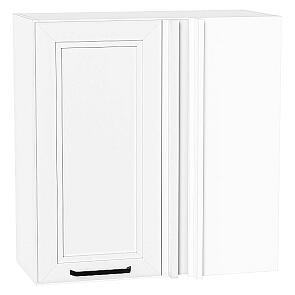 Шкаф верхний прямой угловой Нео White Silk/Белый 716*700*345