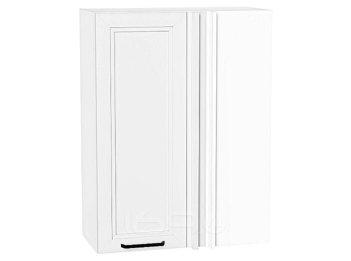 Шкаф верхний прямой угловой Нео White Silk/Белый 920*700*345