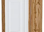 Шкаф верхний прямой угловой Ницца Белый/Дуб Вотан 716*700*345
