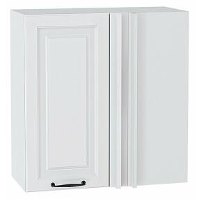 Шкаф верхний прямой угловой Ницца Blanco/Белый 716*700*345
