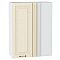 Шкаф верхний прямой угловой Ницца Дуб крем/Белый 920*700*345