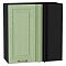 Шкаф верхний прямой угловой Ницца Дуб оливковый/Graphite 716*700*345