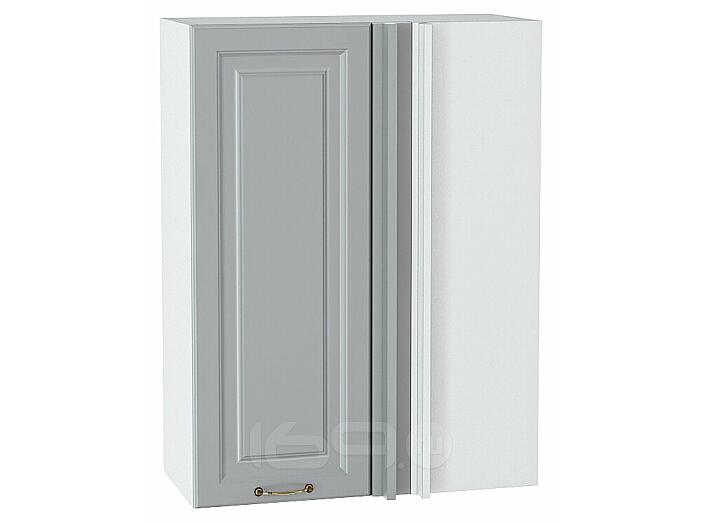 Шкаф верхний прямой угловой Ницца Графит/Белый 920*700*345