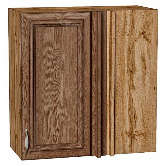 Шкаф верхний прямой угловой Шале Brown Dreamline Дуб Вотан 716*700*345