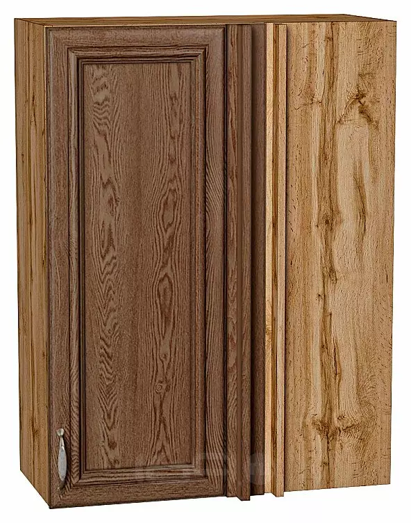 Шкаф верхний прямой угловой Шале Brown Dreamline Дуб Вотан 920*700*345