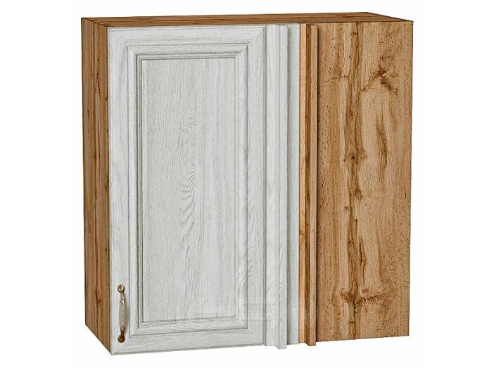 Шкаф верхний прямой угловой Шале White Dreamline Дуб Вотан 716*700*345