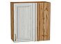 Шкаф верхний прямой угловой Шале White Dreamline Дуб Вотан 716*700*345