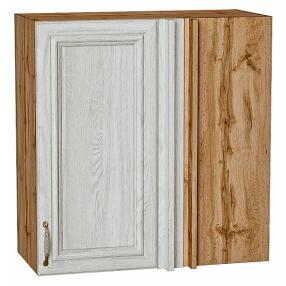 Шкаф верхний прямой угловой Шале White Dreamline Дуб Вотан 716*700*345