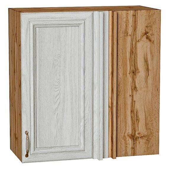 Шкаф верхний прямой угловой Шале White Dreamline Дуб Вотан 716*700*345