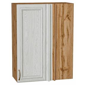 Шкаф верхний прямой угловой Шале White Dreamline Дуб Вотан 920*700*345