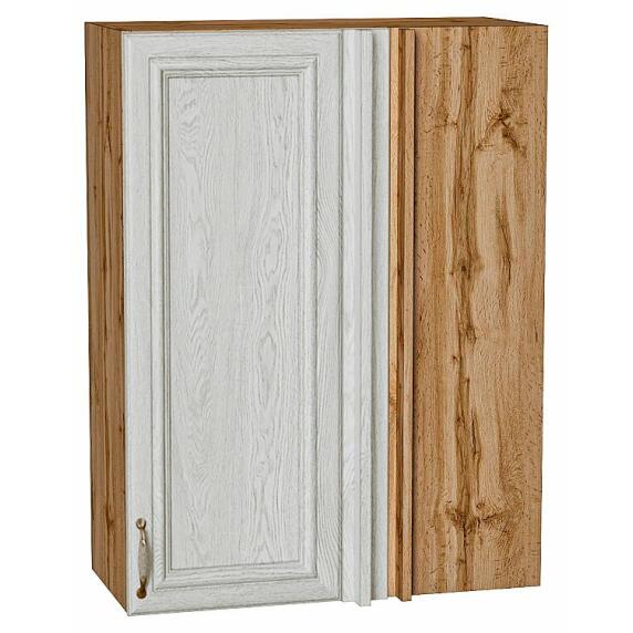 Шкаф верхний прямой угловой Шале White Dreamline Дуб Вотан 920*700*345