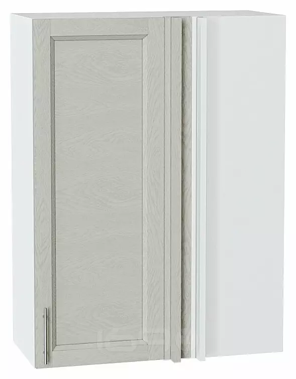 Шкаф верхний прямой угловой Сканди Cappuccino Softwood Белый 920*700*345